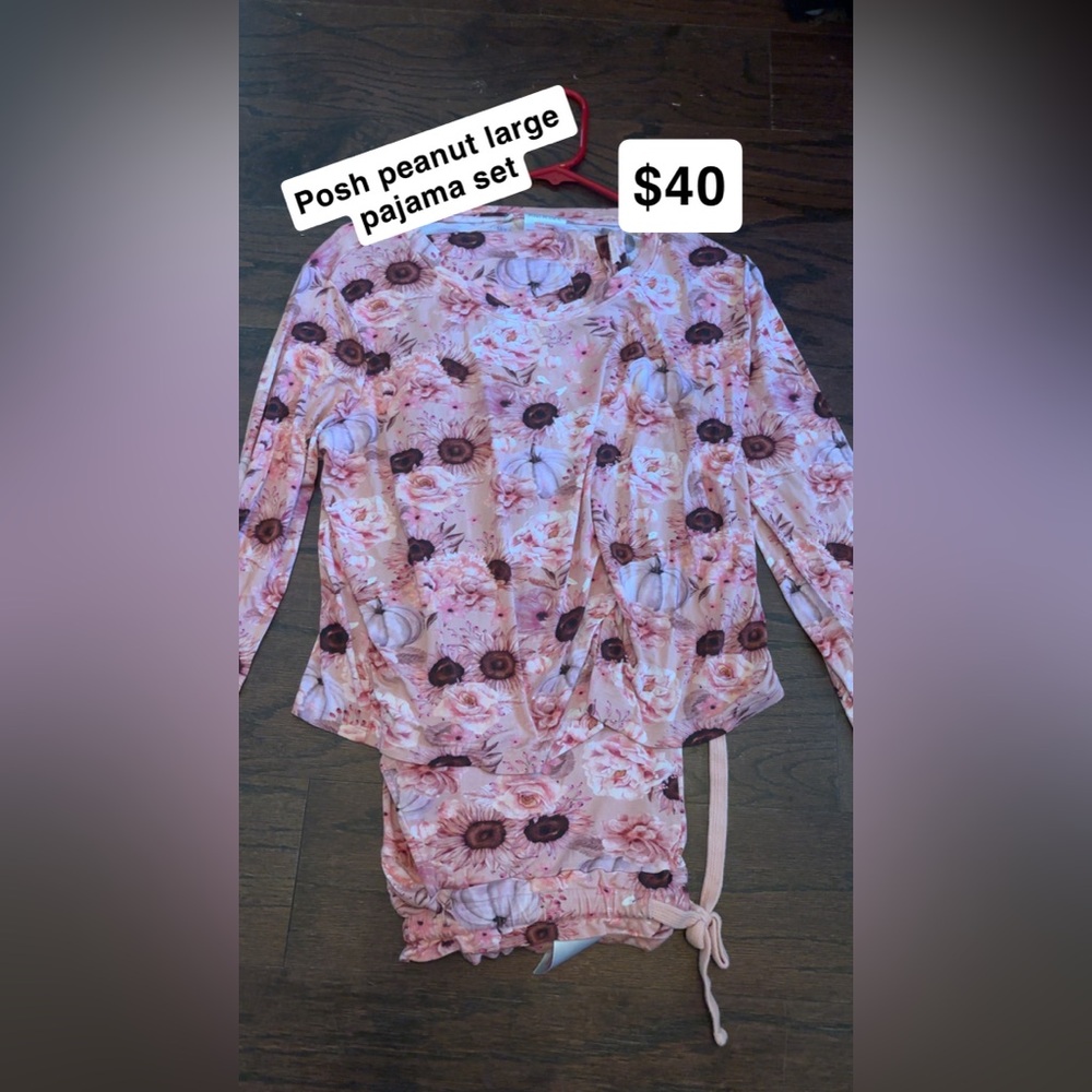 Posh Peanut Floral Pajama Set